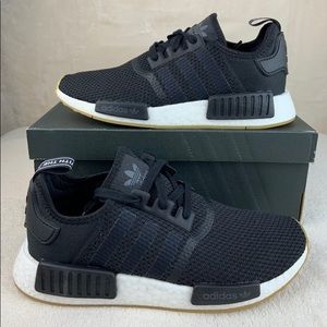 Adidas NMD R1 Black Gum Bottom